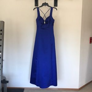 Sapphire blue formal dress